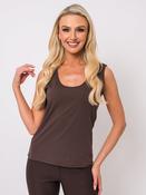 Sleeveless Vest - Chocolate