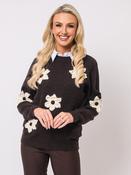 Flower Knit - Chocolate