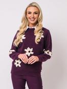 Flower Knit - Mulberry