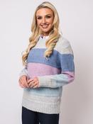 Panel Knit - Grey Multi
