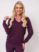 Shirt Jumper - Mulberry