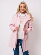 HERRINGBONE COAT - PINK image