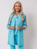 Sleeveless Cardigan - Turq