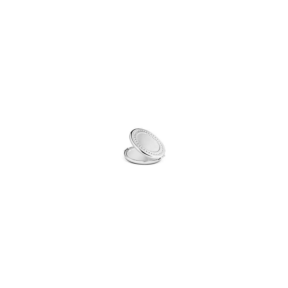 Newbridge Silverware Round Compact Mirror Silver