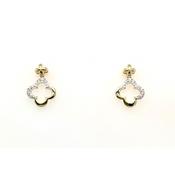 Gerry Browne Gold 9ct Gold Logo Earrings