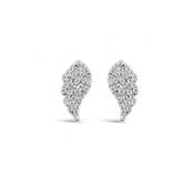 PURE Silver Absolute Silver Angel Wing Earrings image