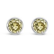 Absolute Silver Absolute Silver November Birthstone Earrings image