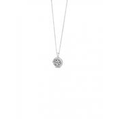 Absolute Silver Open Circle Cz Locket
