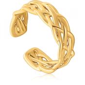 Ania Haie Ania Haie Gold Rope Wide Adjustable Ring image
