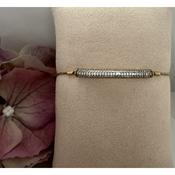 Carat Pave Toggle Bracelet