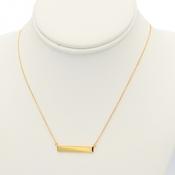 PURE Silver Engravable Bar Pendant image