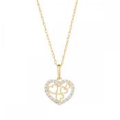 Gerry Browne Gold Gold Heart Inlay Pendant image