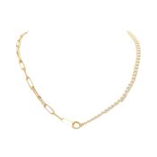As Good As Gold Pearl &amp; Chain Necklet image