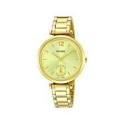 Pulsar Pulsar Ladies Yellow Gold Plated Bracelet Watch 32mm image