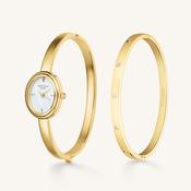 Rosefield Watches Bangle Watch &amp; Crystal Bangle Bracelet Set image