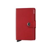 Secrid Secrid Miniwallet Original Red 6 Card Leather Anti Theft Wallet image