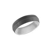 PURE Silver Silver Black Rhodium Gents Ring image
