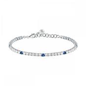 Morellato Silver Blue &amp; White Stone Set Bracelet