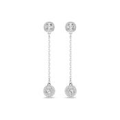 Swarovski Crystal Ball Drop Earrings