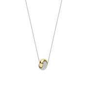 Ti Sento Double Interlocking Circle Necklace image