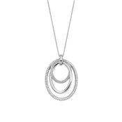 Ti Sento Open Layered Circle Pendant