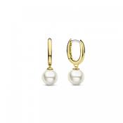Ti Sento Ti Sento Pearl Huggie Earrings image