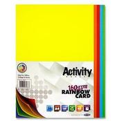 A4 160Gsm Card 50 Sheets - Rainbow image