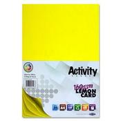 A4 160Gsm Card 50 Sheets - Lemon image
