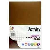 A4 160Gsm Card 50 Sheets - Chocolate image