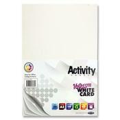 A3 160Gsm Card 50 Sheets - White