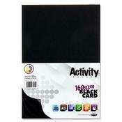 A2 160Gsm Card 20 Sheets - Black image