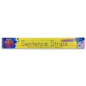 Packet 30 Wipe-Off Reusable Sentence Strips 3"X24" - Colou