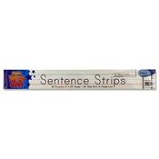 Packet 30 Wipe-Off Reusable Sentence Strips 3"X24" - White