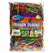 Crafty Bitz Bag 2000 Matchsticks - Coloured