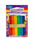 Crafty Bitz Crafty Bitz Pkt.42 Lollipop Sticks - Coloured