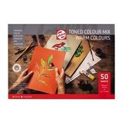 Royal Talens Toned Paper mix warm, A3, 180gsm, 50 pages image
