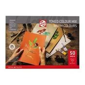 Royal Talens Toned Paper mix warm, A4, 180gsm, 50 pages image