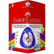 Faber Castell Junior Triangular Graphite Pencils Box 72 image