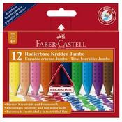 Faber Castell Erasable Jumbo Grip Crayons Box 12   RRP €3.85 image