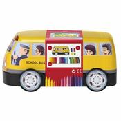 Fibre Tip Connector Pen School Bus 33pcs image