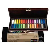 Rembrandt Soft Pastels Artist Quality General Selection Wooden Box 30.5 image