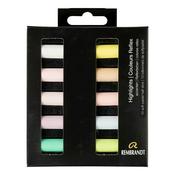 Rembrandt Soft Pastels Highlights Set   - 10 Half Pastels image