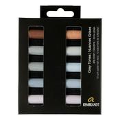 Rembrandt Soft Grey Tones Set   - 10 Half Pastels image