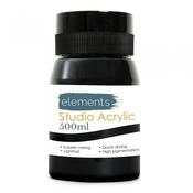 Elements 500ml Acrylic  Black
