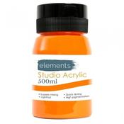 Elements 500ml Acrylic Cadmium Orange image