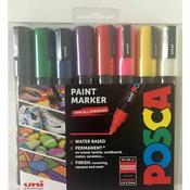 Posca PC-5M Rock Painting Pack of 8 Standard Colours image