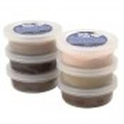 Create Craft Silk Clay Assorted Colours - Skin. set of 6 x 14g image