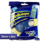 Sellotape Original Golden tape  24mm x 66m image