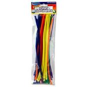 Crafty Bitz  Pkt 42 Chenille Pipe Cleaners Primary Colours image