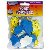 Crafty Bitz  Foam Stickers Shapes 2 Assorted image